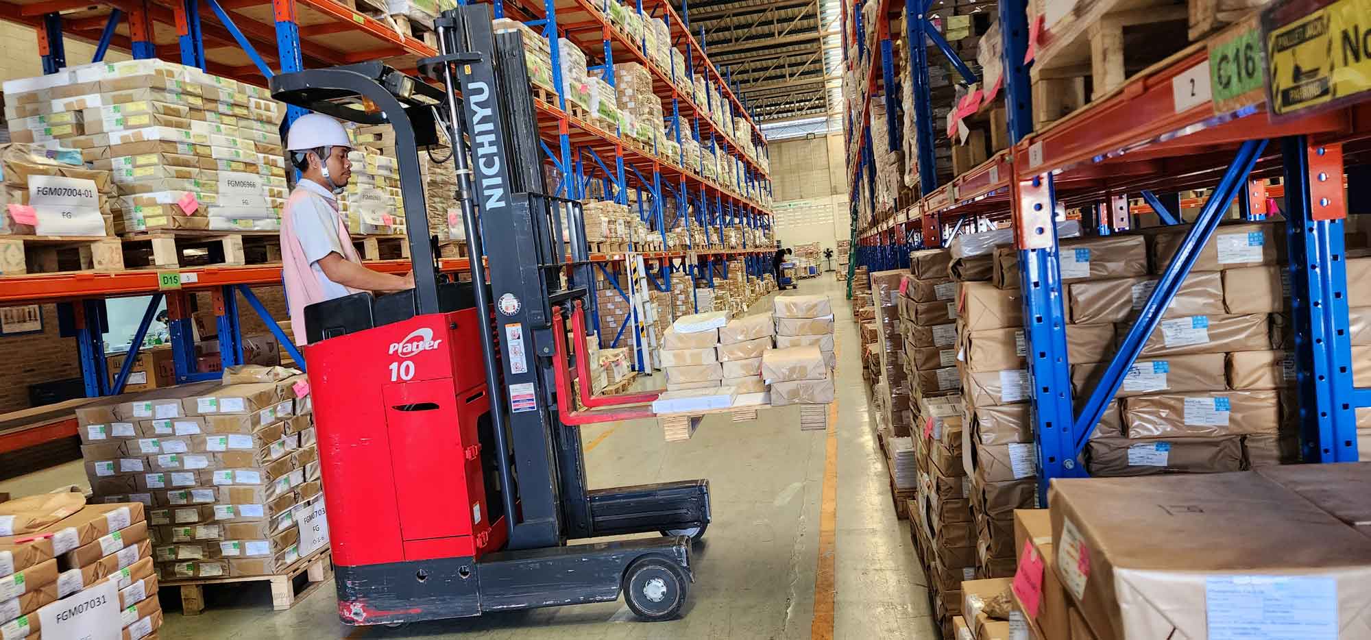 Recall documentation, reprinted manuals and labels prepared for dispatch